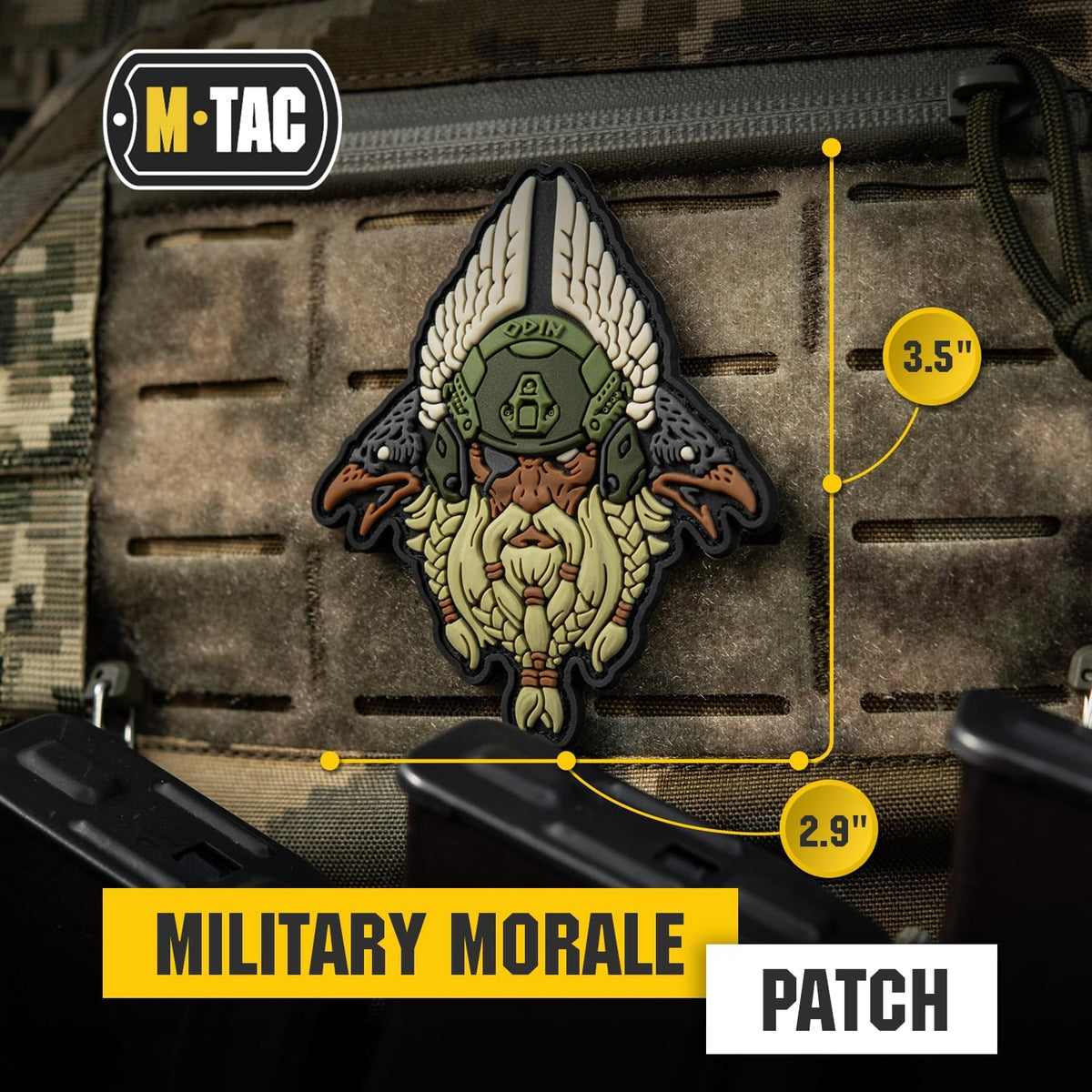M-Tac Morale Patch Viking Invasion PVC