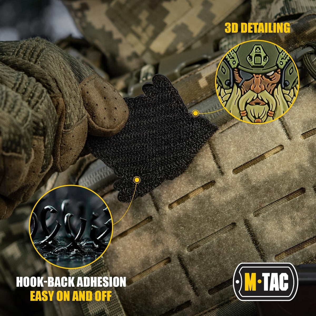 M-Tac Morale Patch Viking Invasion PVC