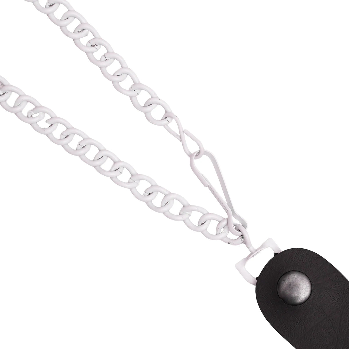 Chrome Silver Heavy-Duty Wallet Chain with Snap-On Belt Loop - 13 Inch