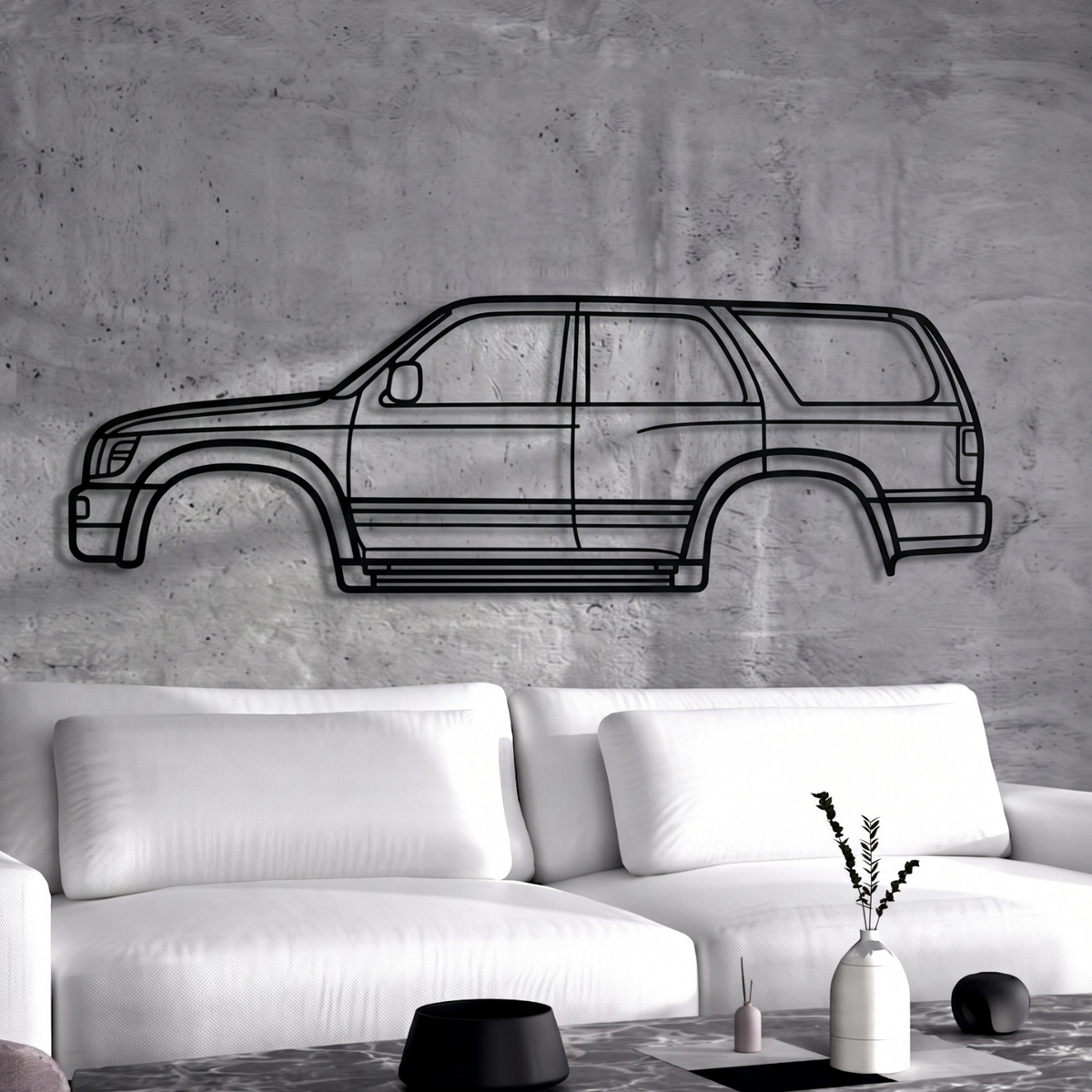 1996 4Runner 3rd Gen (N180) Metal Car Wall Art - MT0257
