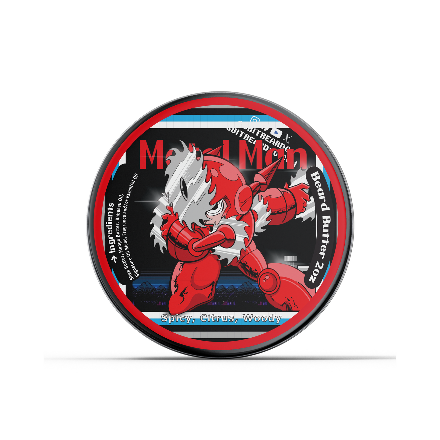 Metal Man | Beard Butter - Cranberry, Saffron, Red Wood
