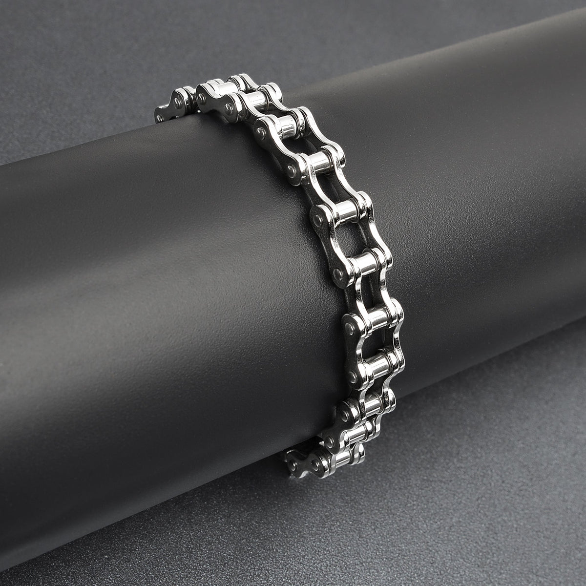 Stainless Steel Bike Chain Bracelet