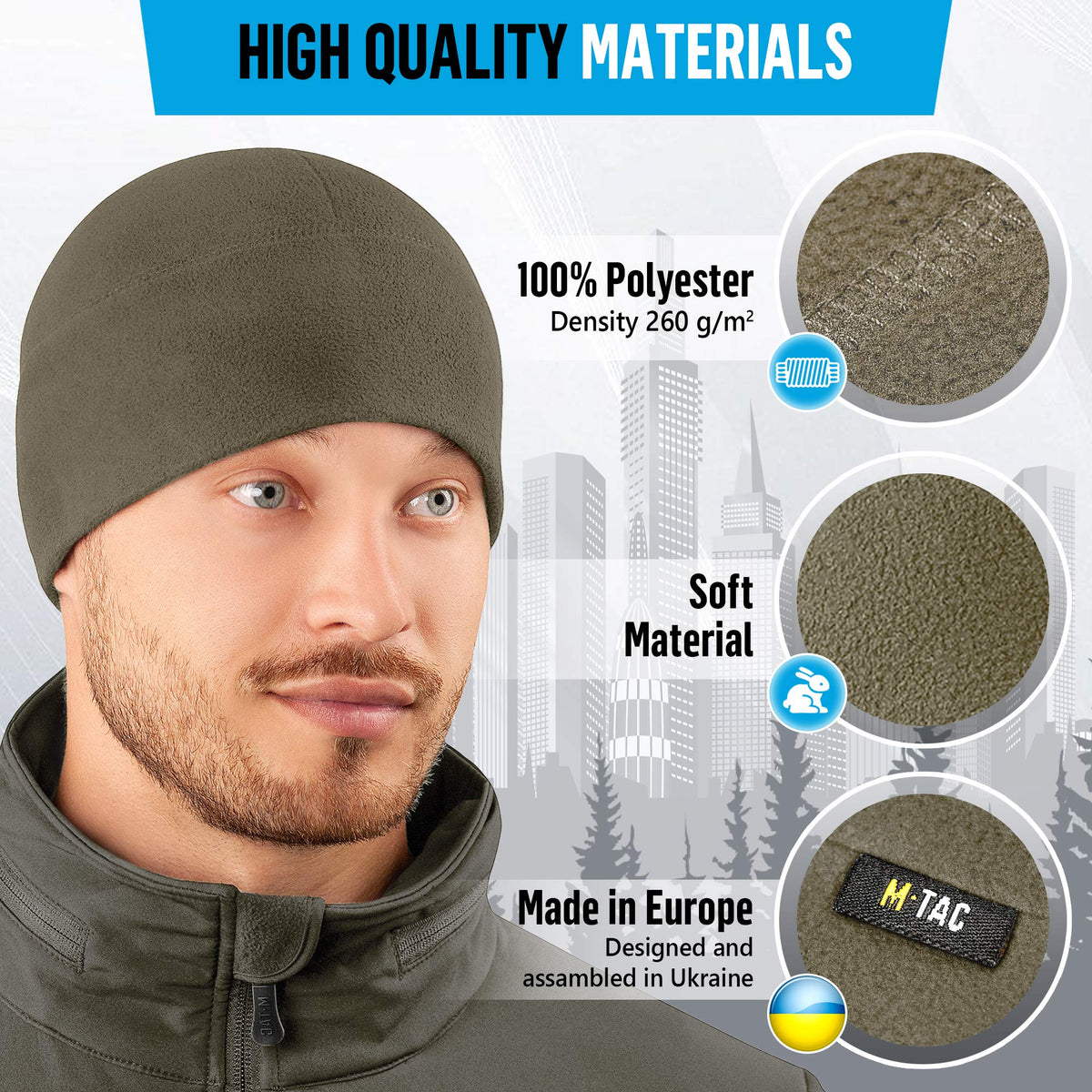 M-Tac Fleece Watch Cap (320 g/m2)