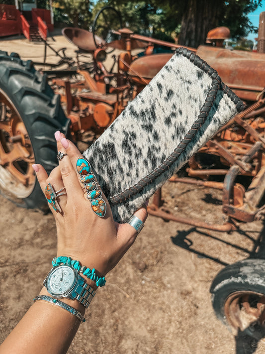 The Elva (Brown Leather) Wallet a Haute Southern Hyde by Beth Marie Exclusive