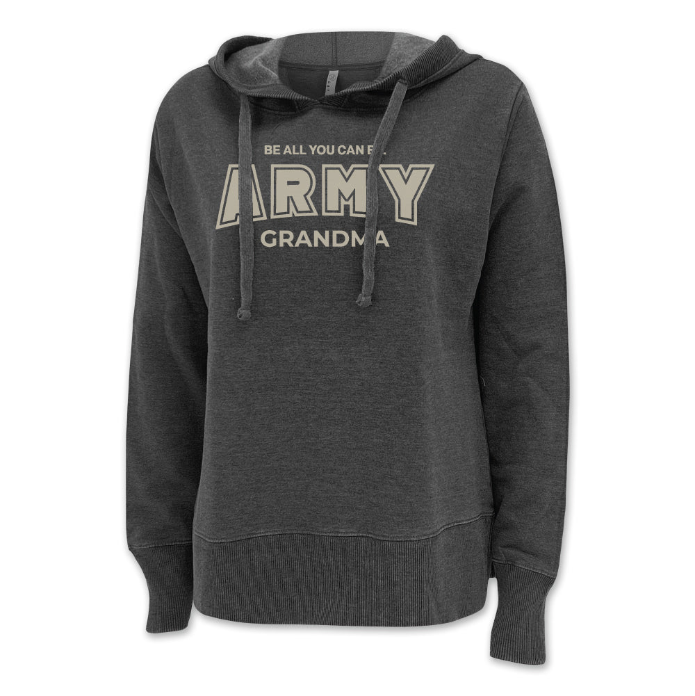 Army Grandma Women's Hood (Washed Black)