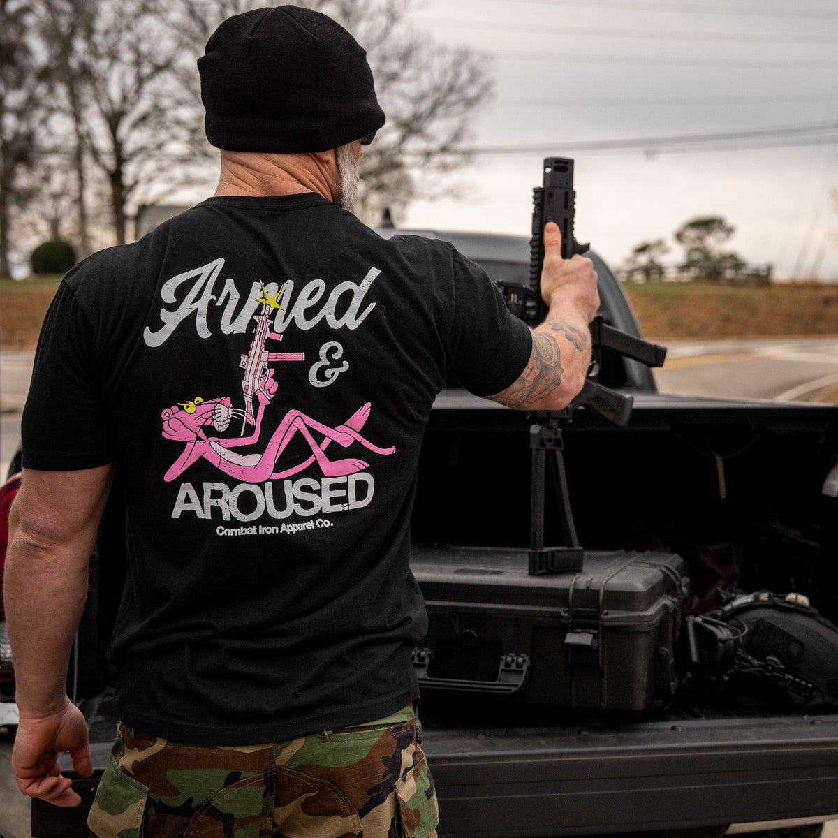 Armed and Aroused Men's T-Shirt
