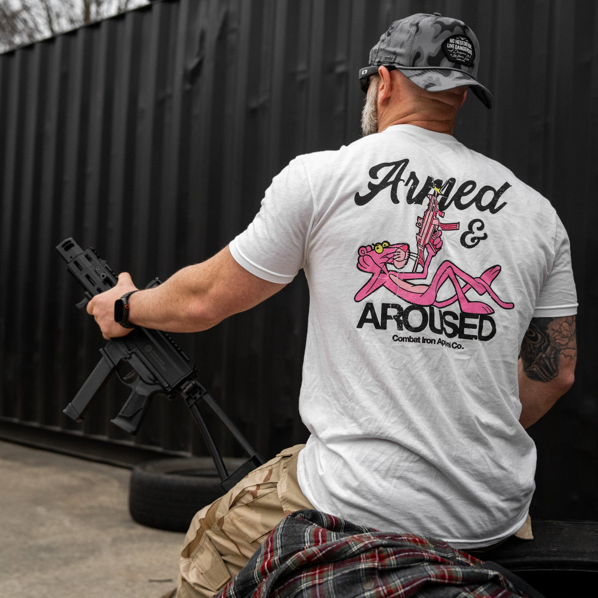 Armed and Aroused Men's T-Shirt