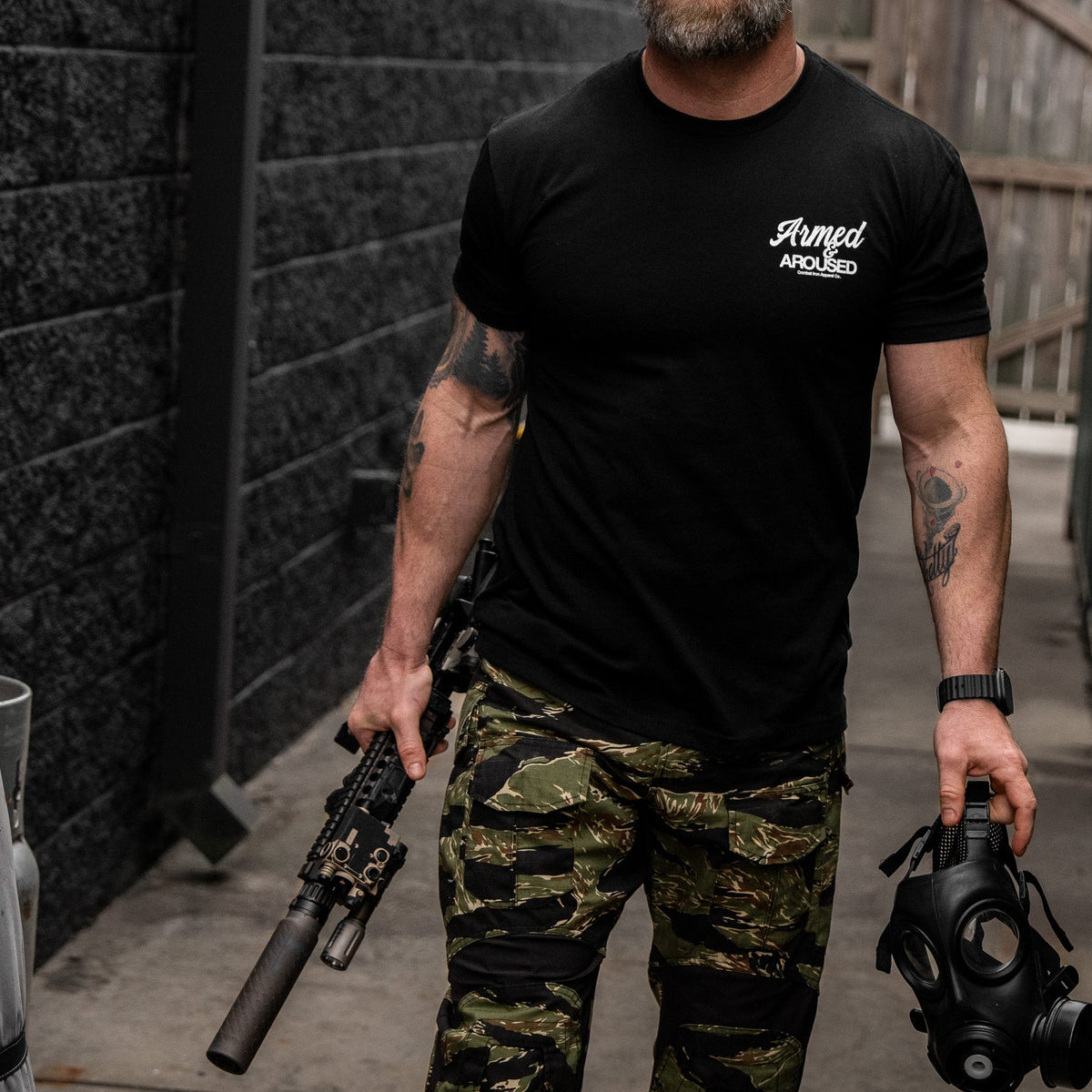 Armed and Aroused Men's T-Shirt