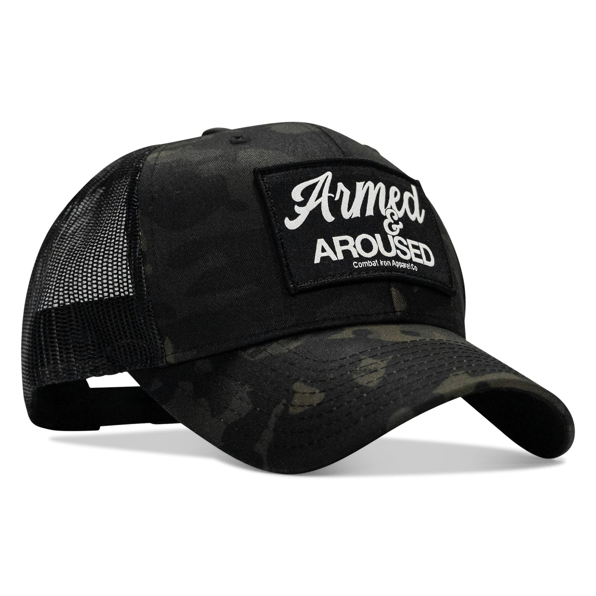 Armed & Aroused Patch Snapback Hat