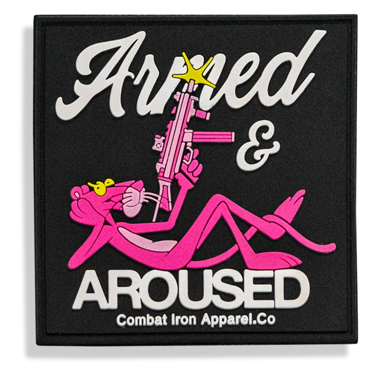 Armed & Aroused PVC Patch