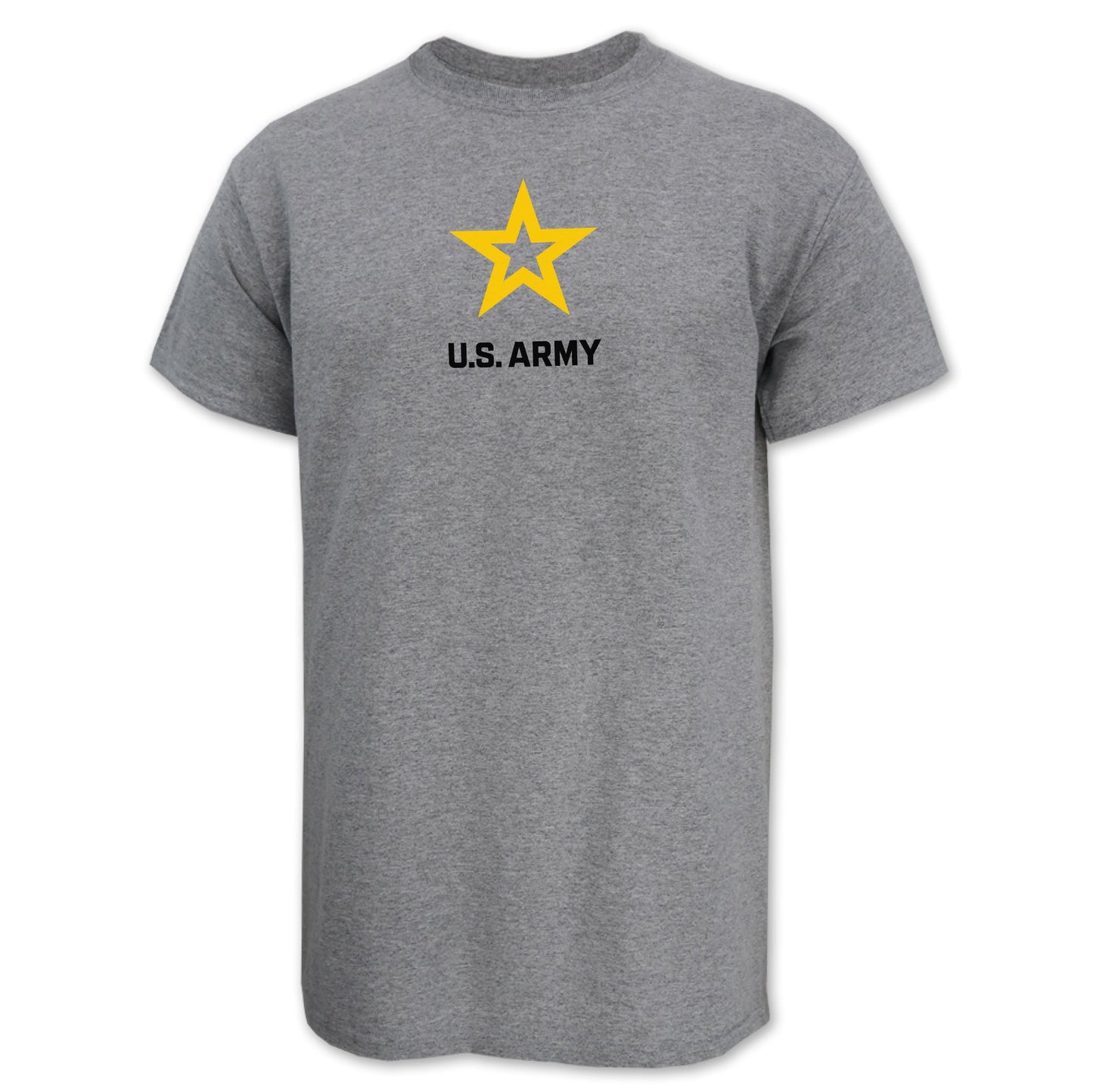 Army Star USA Made T-Shirt (Grey)