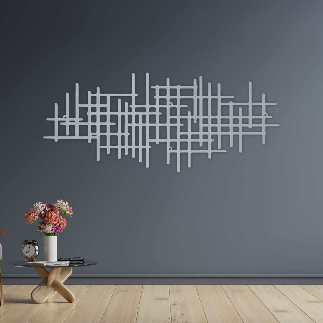 Mid Century Metal Wall Decor