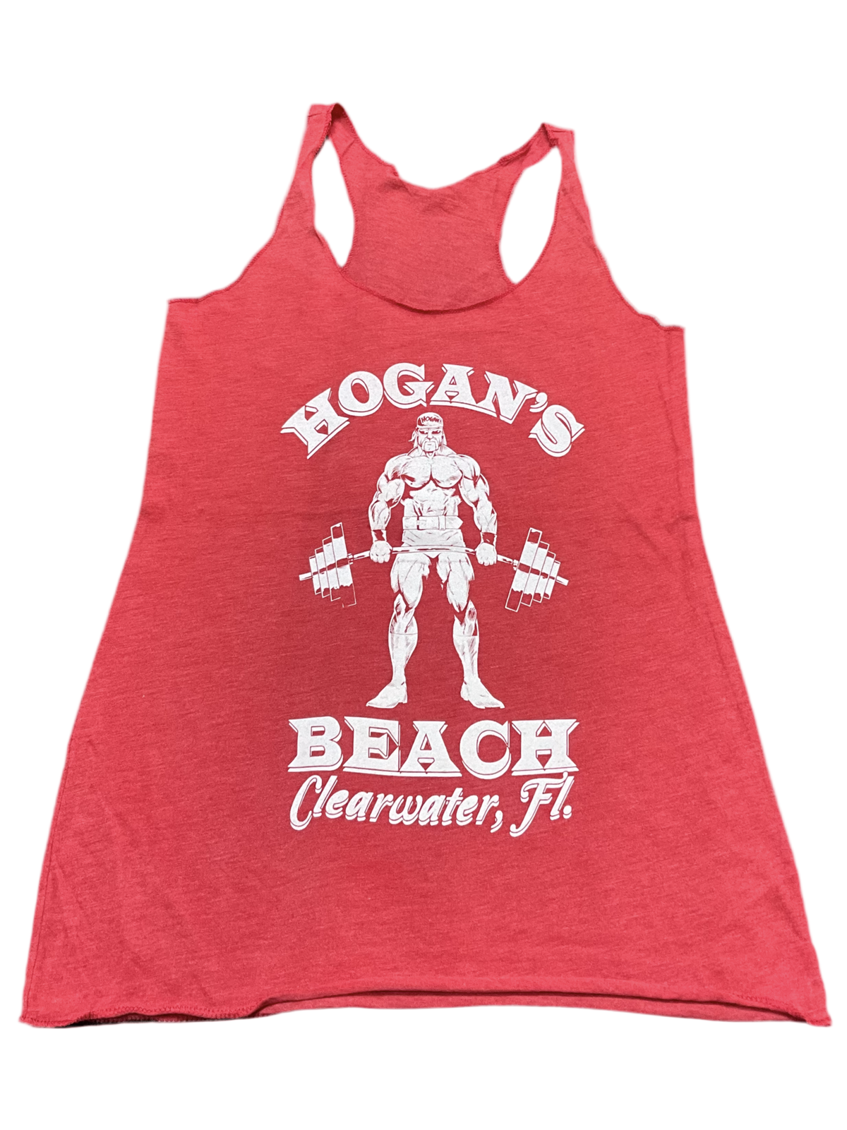 Womens Red Hogans Gym Tank Top