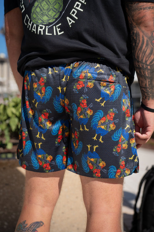 Men's Mesh Lifestyle Shorts | 5.5"- Battle Bird