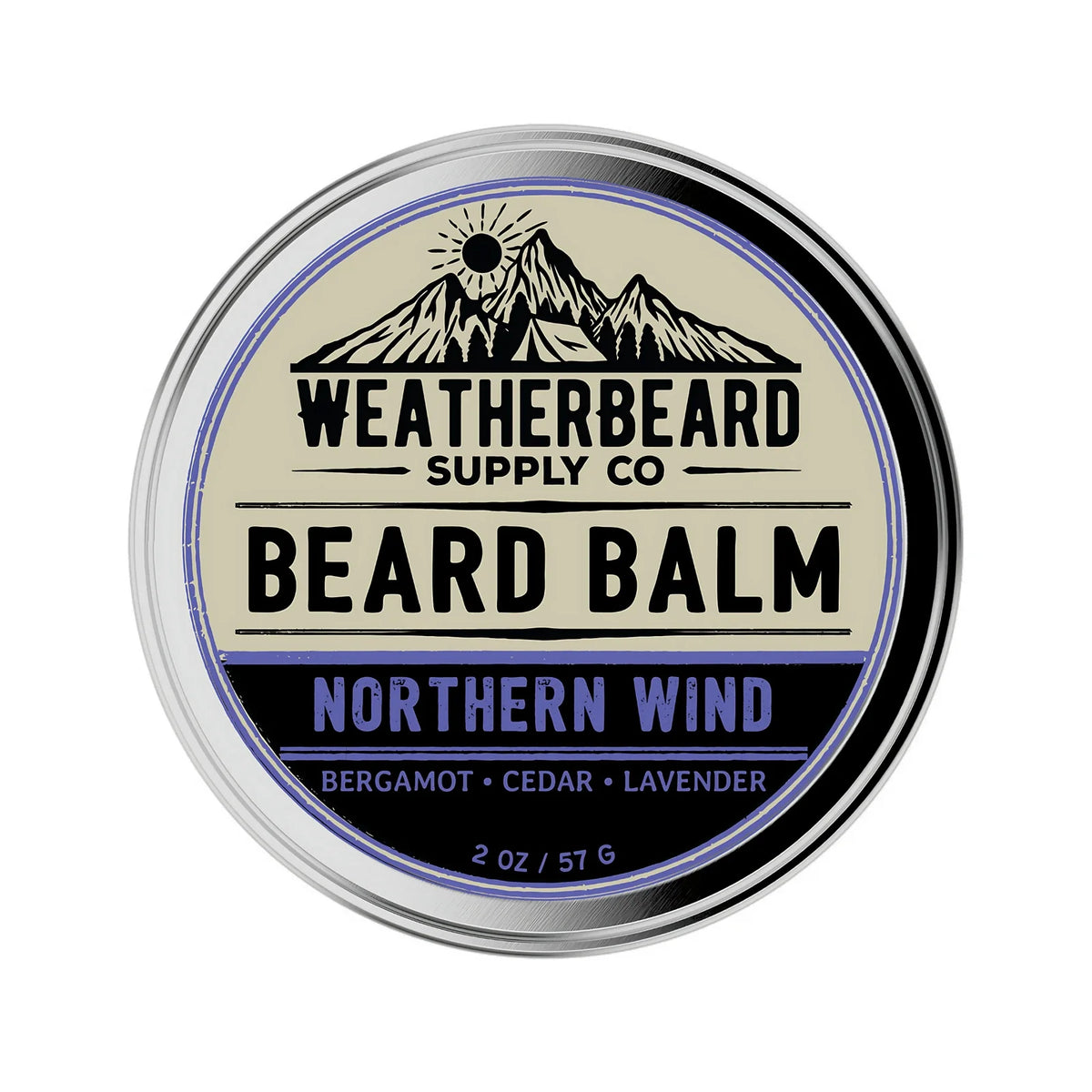 Northern Wind Beard Balm - Bergamot, Cedar, Lavender