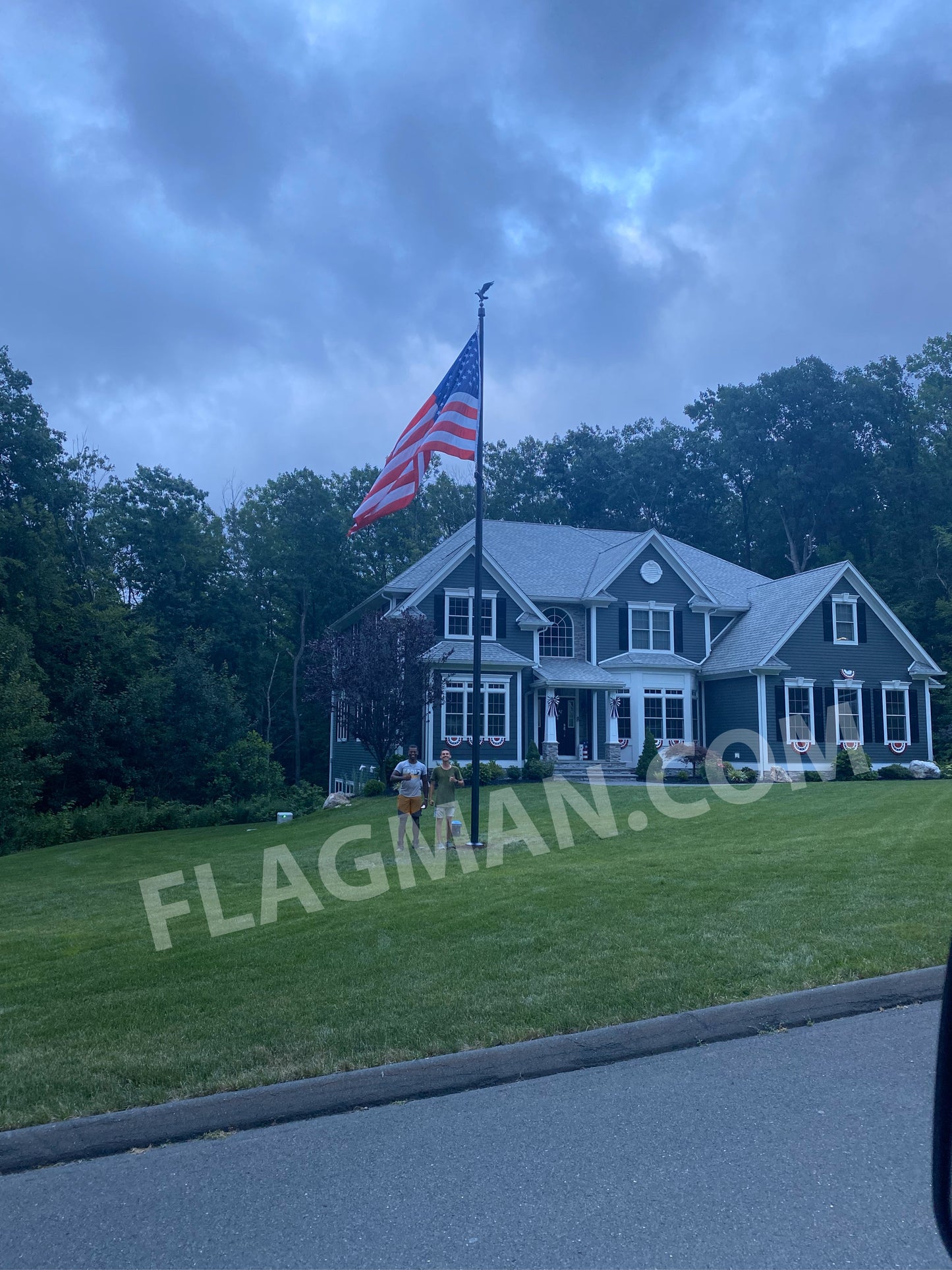 Aluminum Flagpole with Internal Cable Winch | Heavy-Duty, Made in USA, Lifetime Warranty