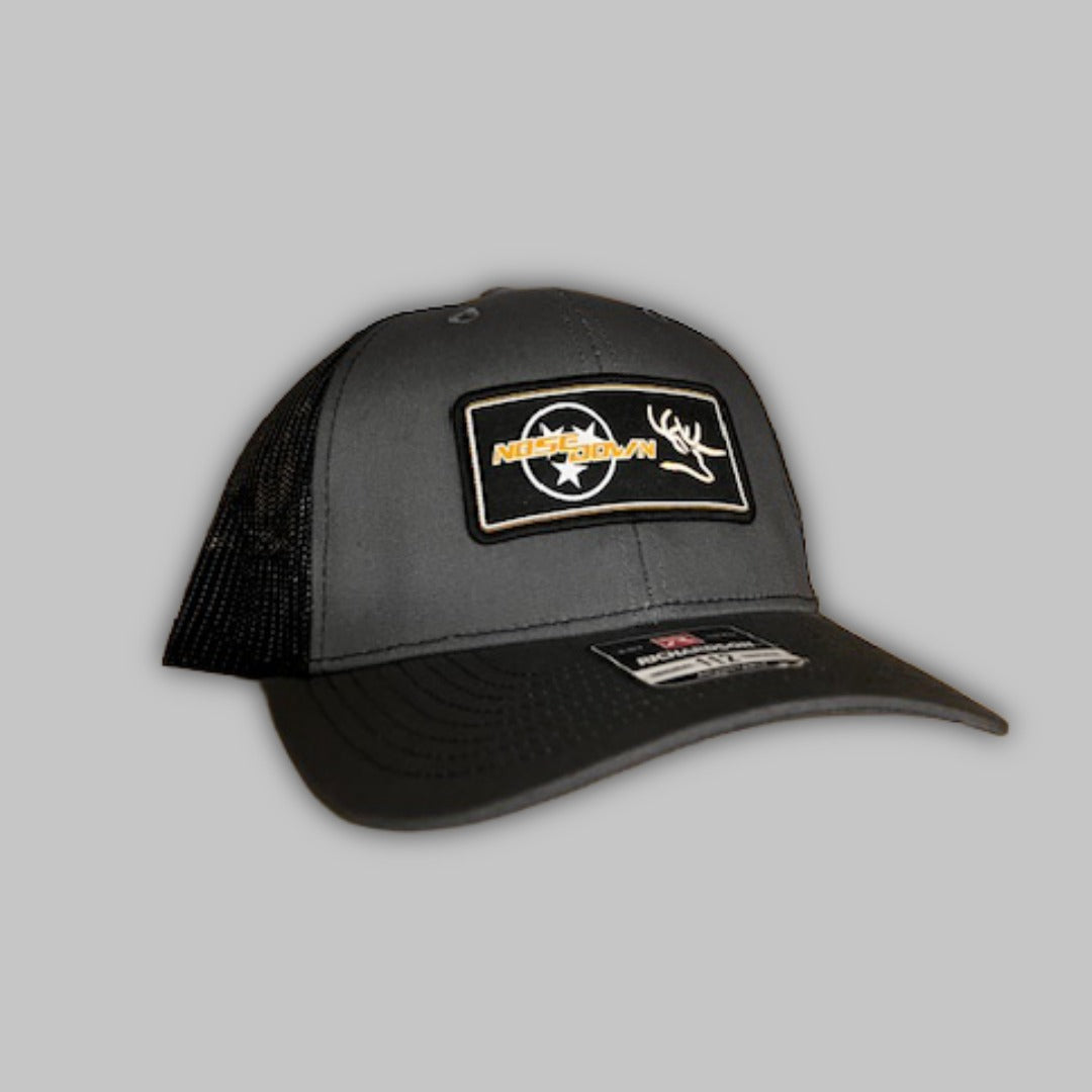 TN Tri Star Black Orange Woven Trucker