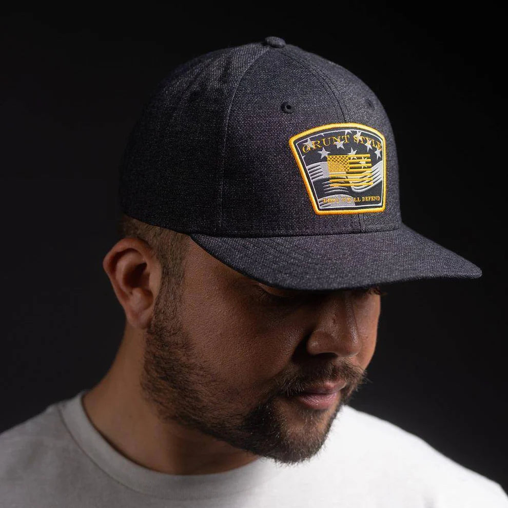 Grunt Style - This We'll Defend Hat - Dark Charcoal