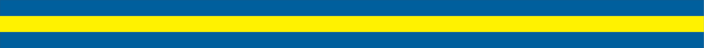 BLUE & YELLOW TRIPLE STRIPE REFLECTIVE HELMET TRIM
