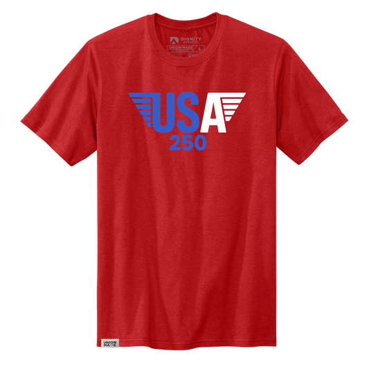 USA 250 - Wings T-Shirt - Made in the USA