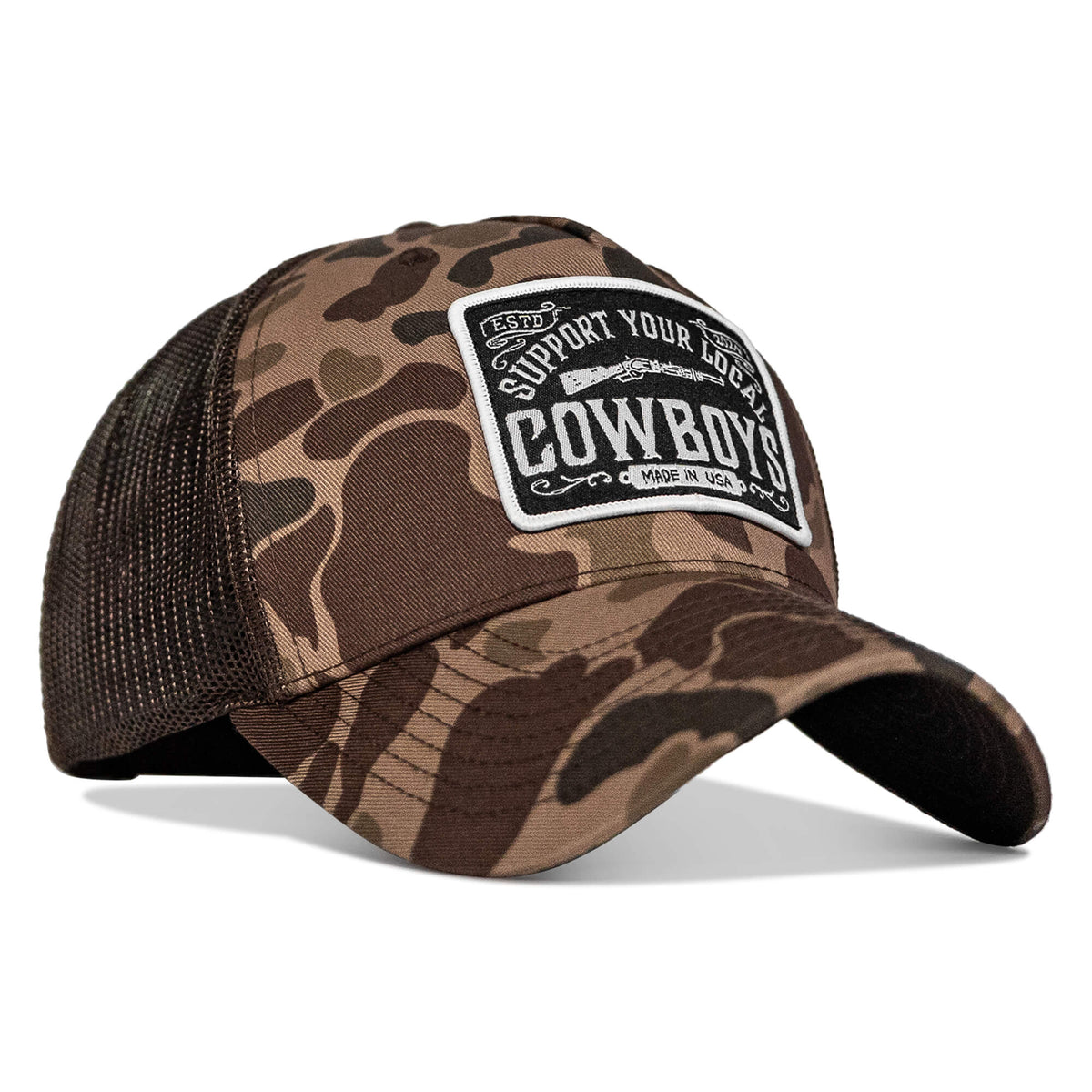 Support Your Local Cowboys Patch Snapback Hat