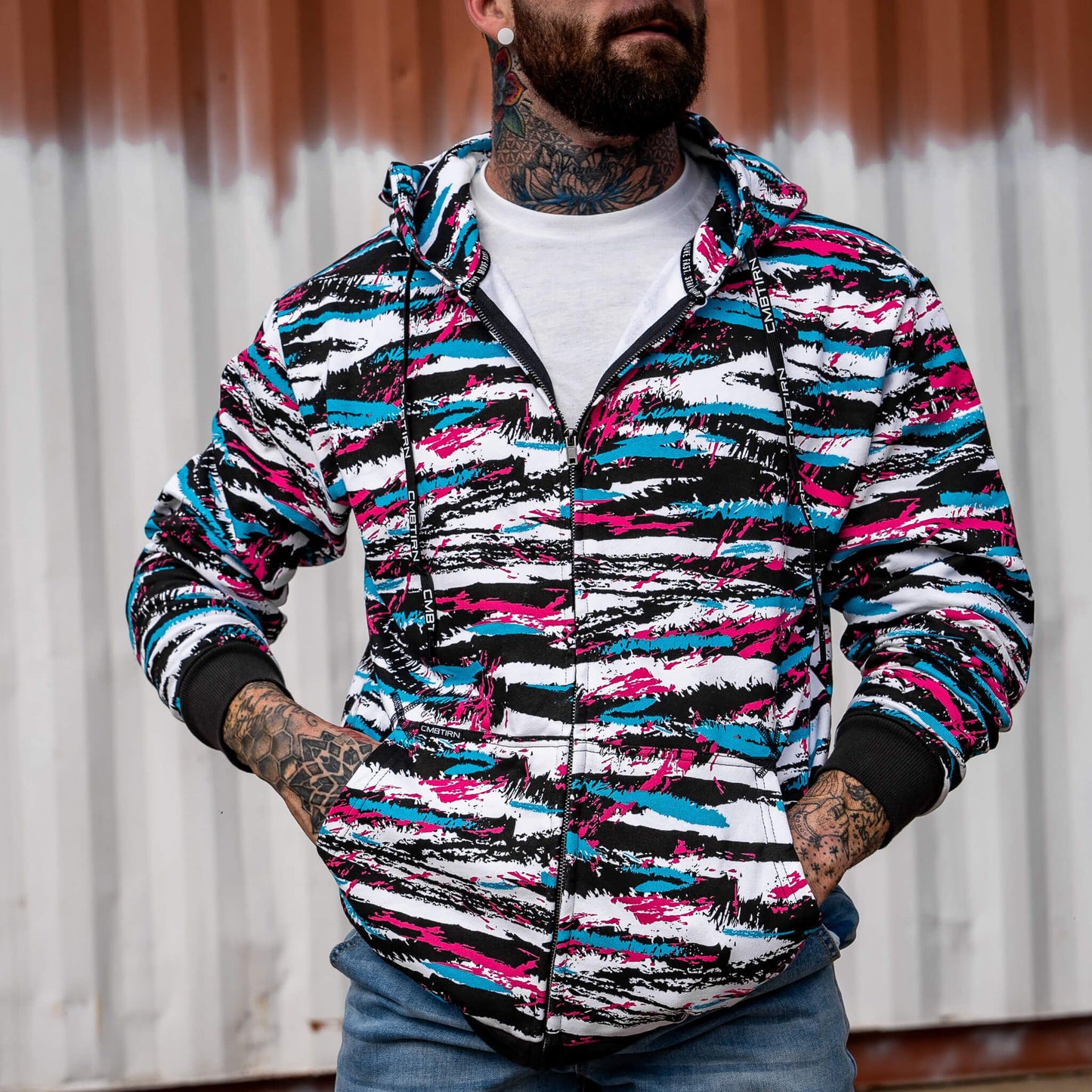 Men's Fleece Lined Zip Up Hoodie