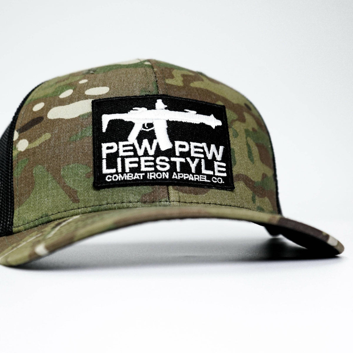 Pew Pew Lifestyle Patch Mid-Profile Snapback Hat