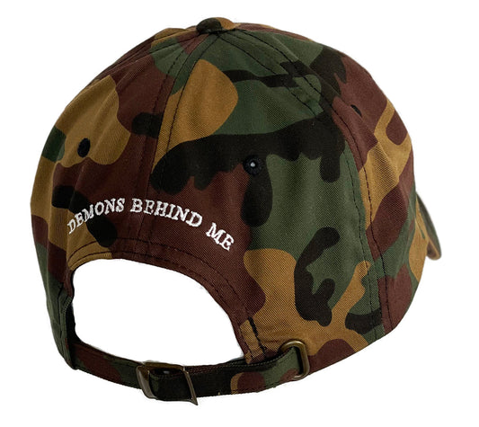 Camo Embroidered Adjustable Cap