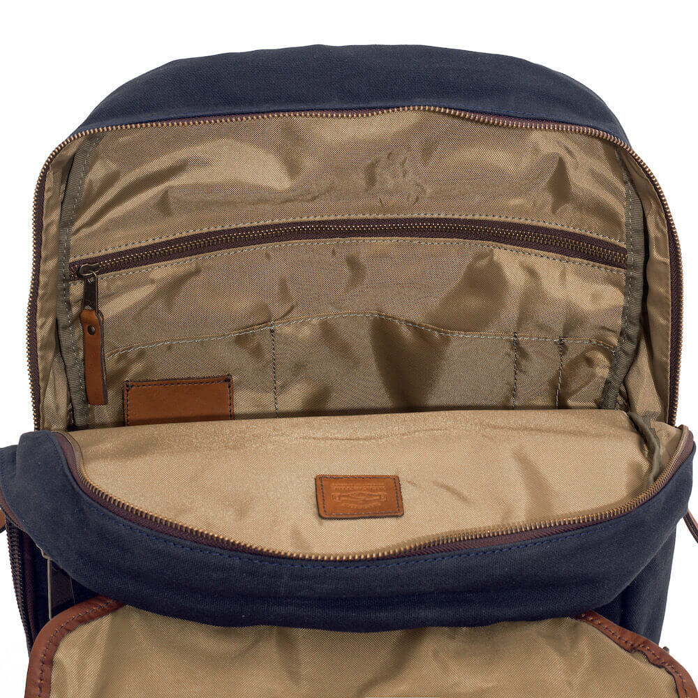 Campaign Leather & Waxed Canvas Backpack