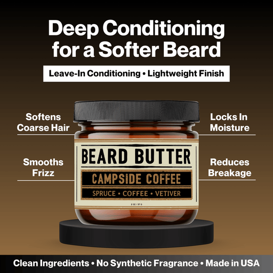 Campside Coffee Beard Butter - Spruce, Coffee, Vetiver