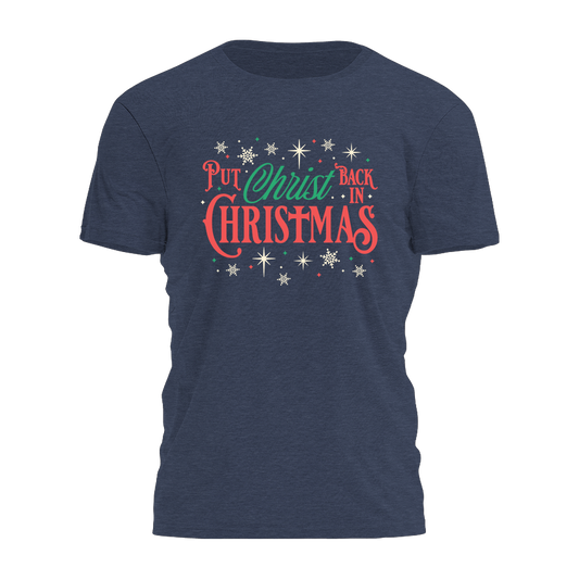 Christ Back In Christmas Tee - 4364