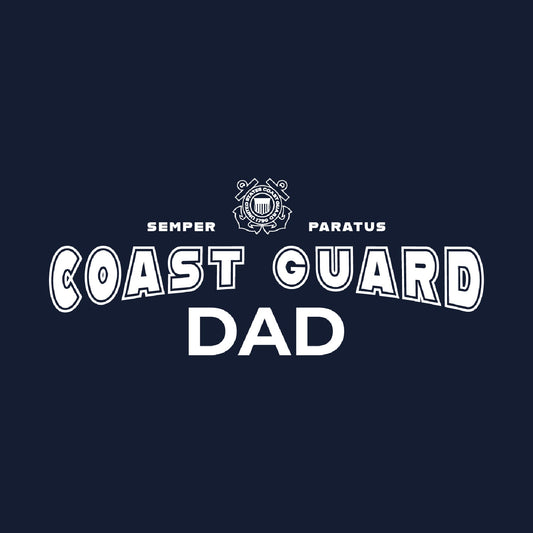 Coast Guard Dad Crewneck (Navy)