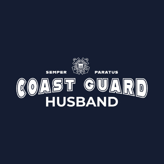 Coast Guard Husband Crewneck (Navy)