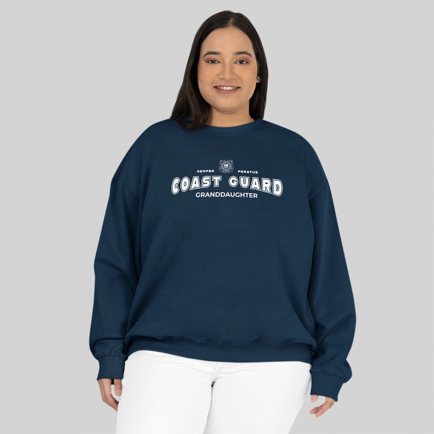Coast Guard Granddaughter Crewneck (Navy)