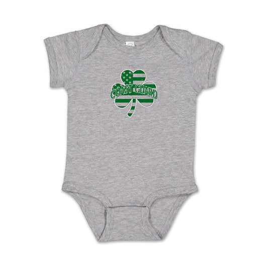Coast Guard Shamrock Infant Romper