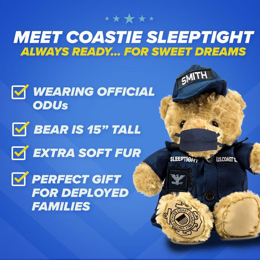 Coast Guard Teddy Bear Personalized Bundle