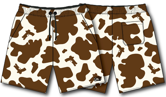 Men's Performance Training Shorts | 5.5"- Moo Moo Pew