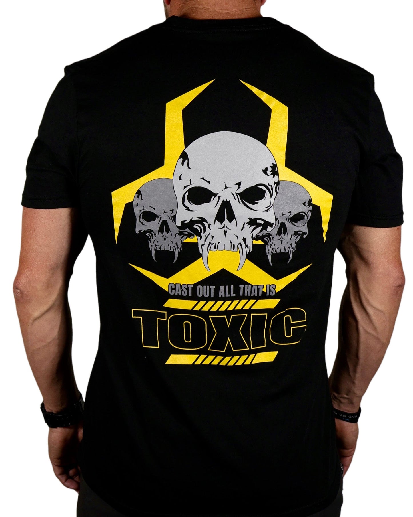Closeout- Men's "Toxic" Black T-Shirt