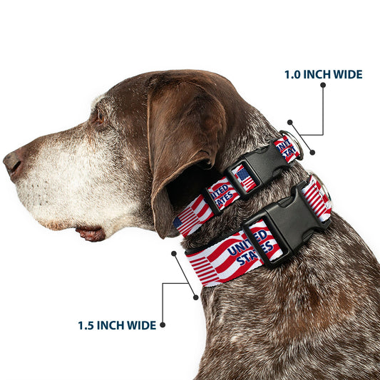 Plastic Clip Collar - Global Soccer Cup Series United States Spirit Flag