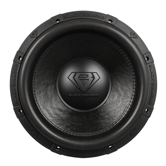 Black Diamond 12” Dual 3” Voice Coil Subwoofer with Aluminum Basket | 4-Ohm