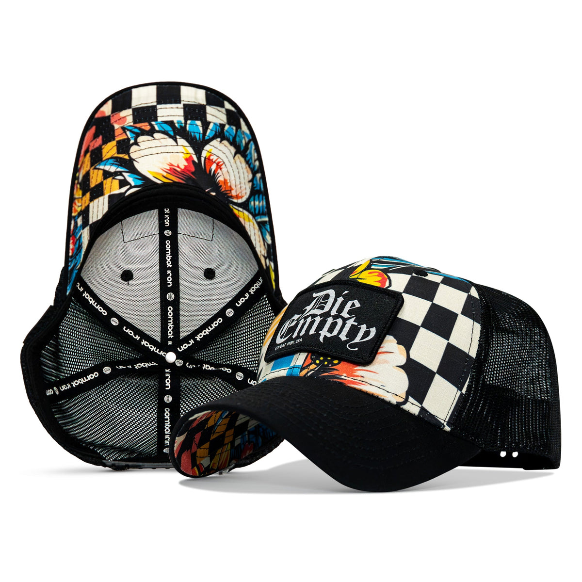 Die Empty Black Patch Original Ripstop Snapback Hat