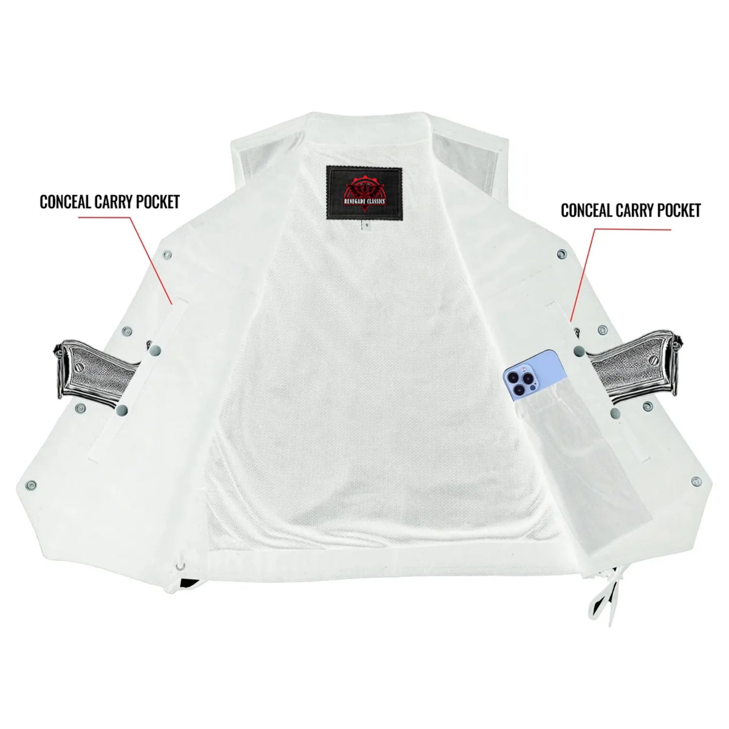 Maison Men’s Motorcycle Vest