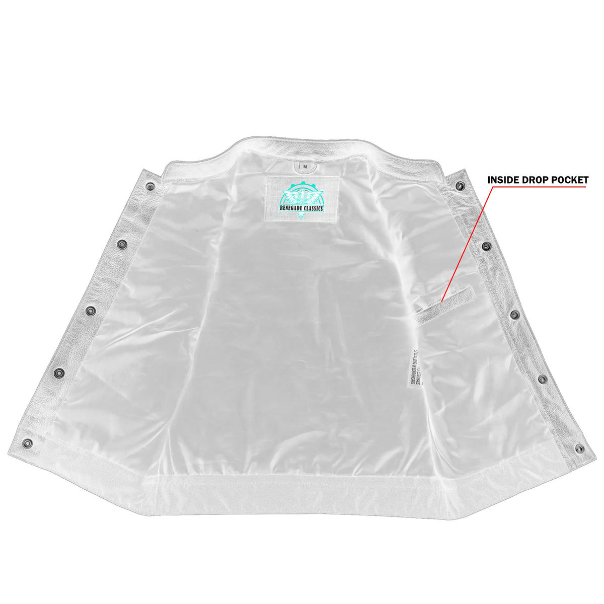 Street King Kids Motorcycle Leather Vest