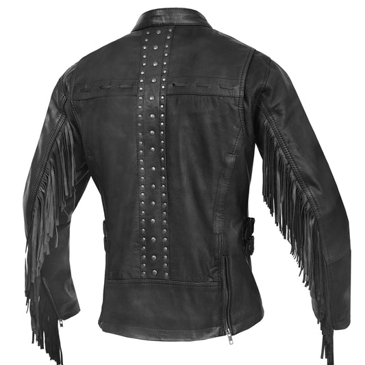 Women's Stylish Jacket with Fringe