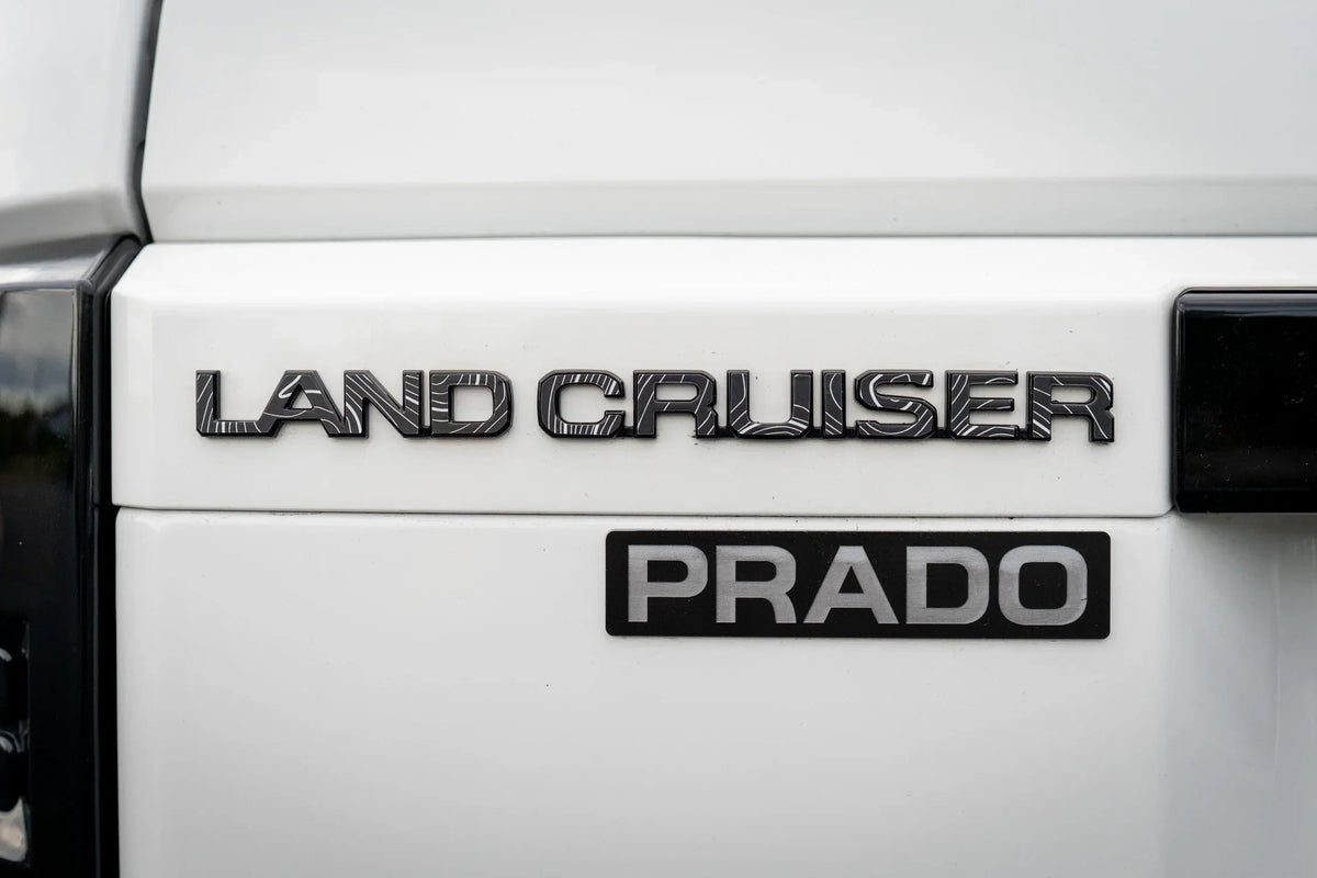 "Land Cruiser" Topographic Rear Tailgate Emblem Overlays - 2024+ Land Cruiser