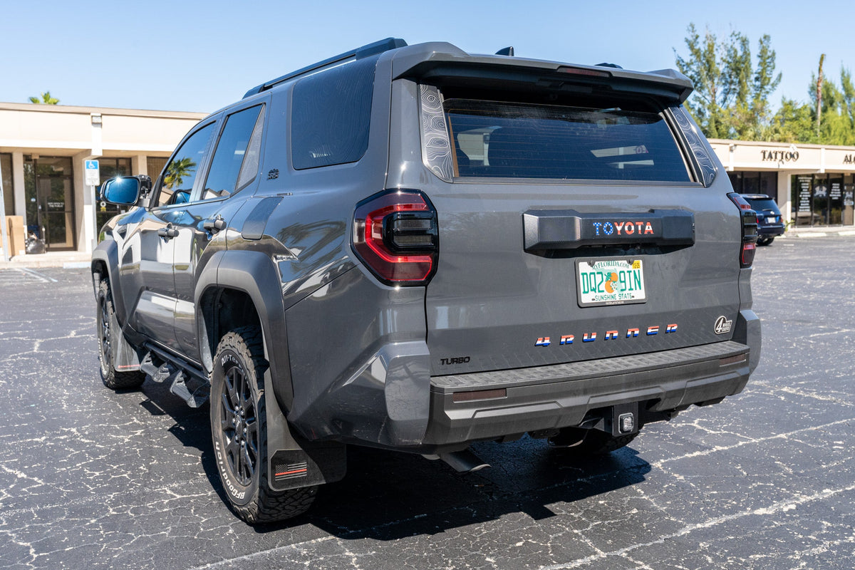 Topographic Sliding Rear Window Trim Overlays - 2025+ 4Runner