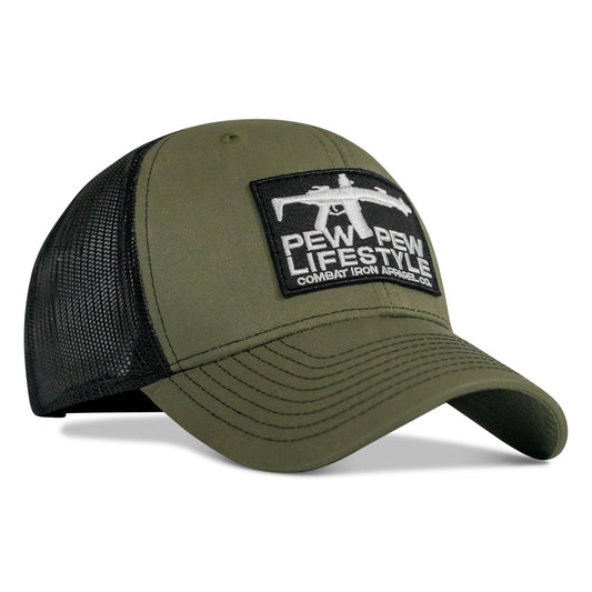 Pew Pew Lifestyle Patch Mid-Profile Snapback Hat