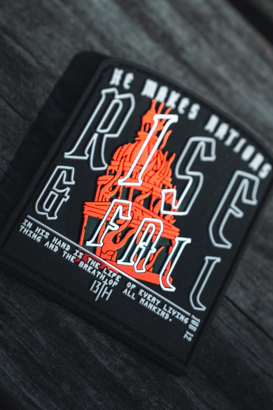 Rise And Fall PVC Patch