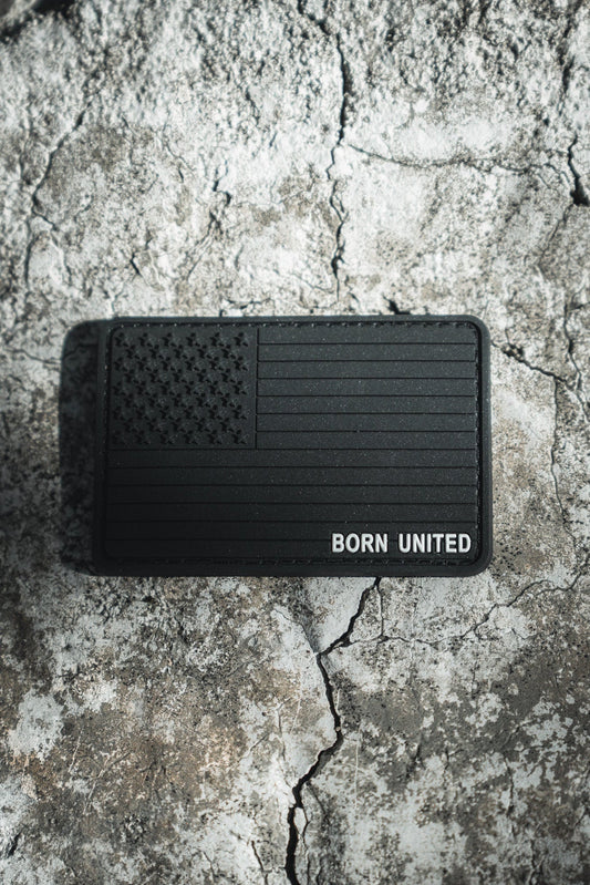 American Flag PVC Patch - Blackout