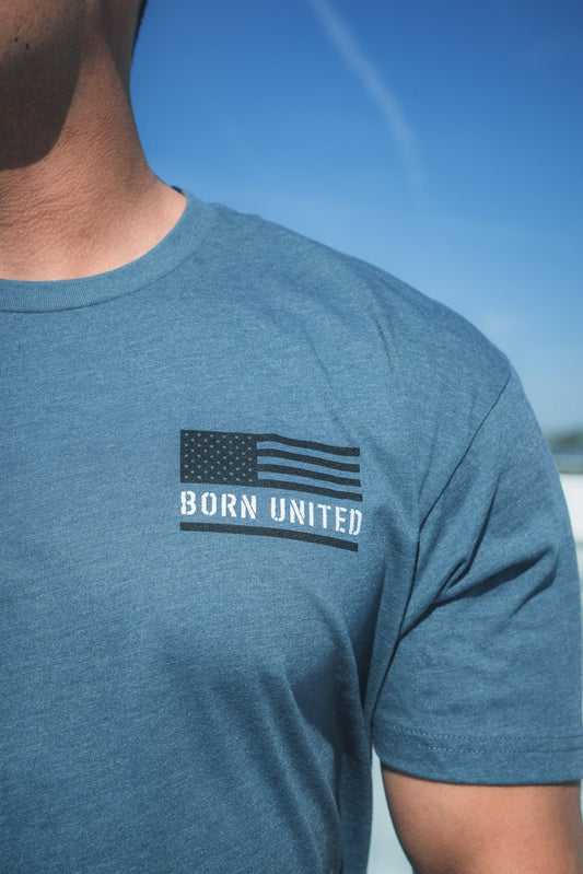 Saints And Sinners Tee- Blue